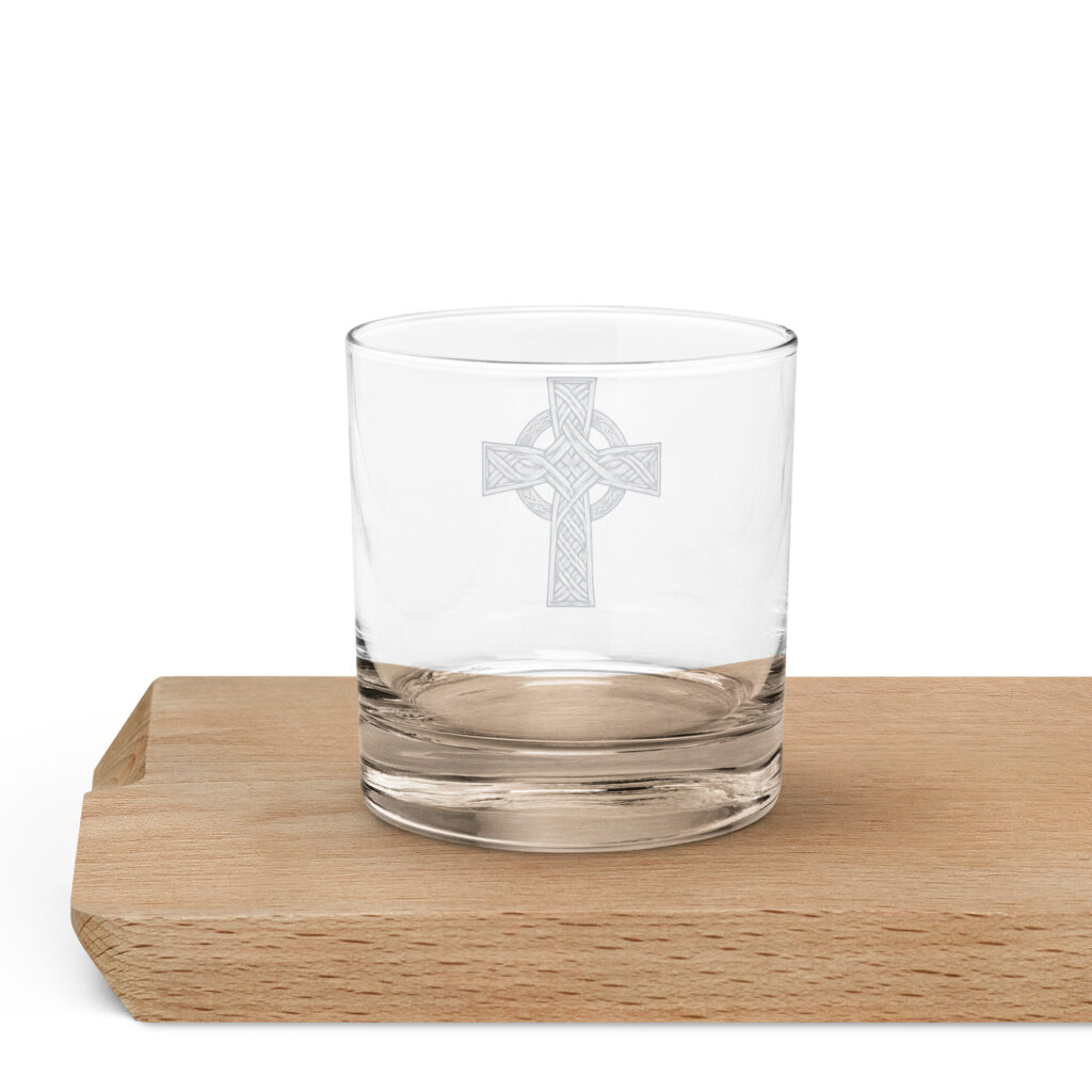Brigid's Cross Rocks glass